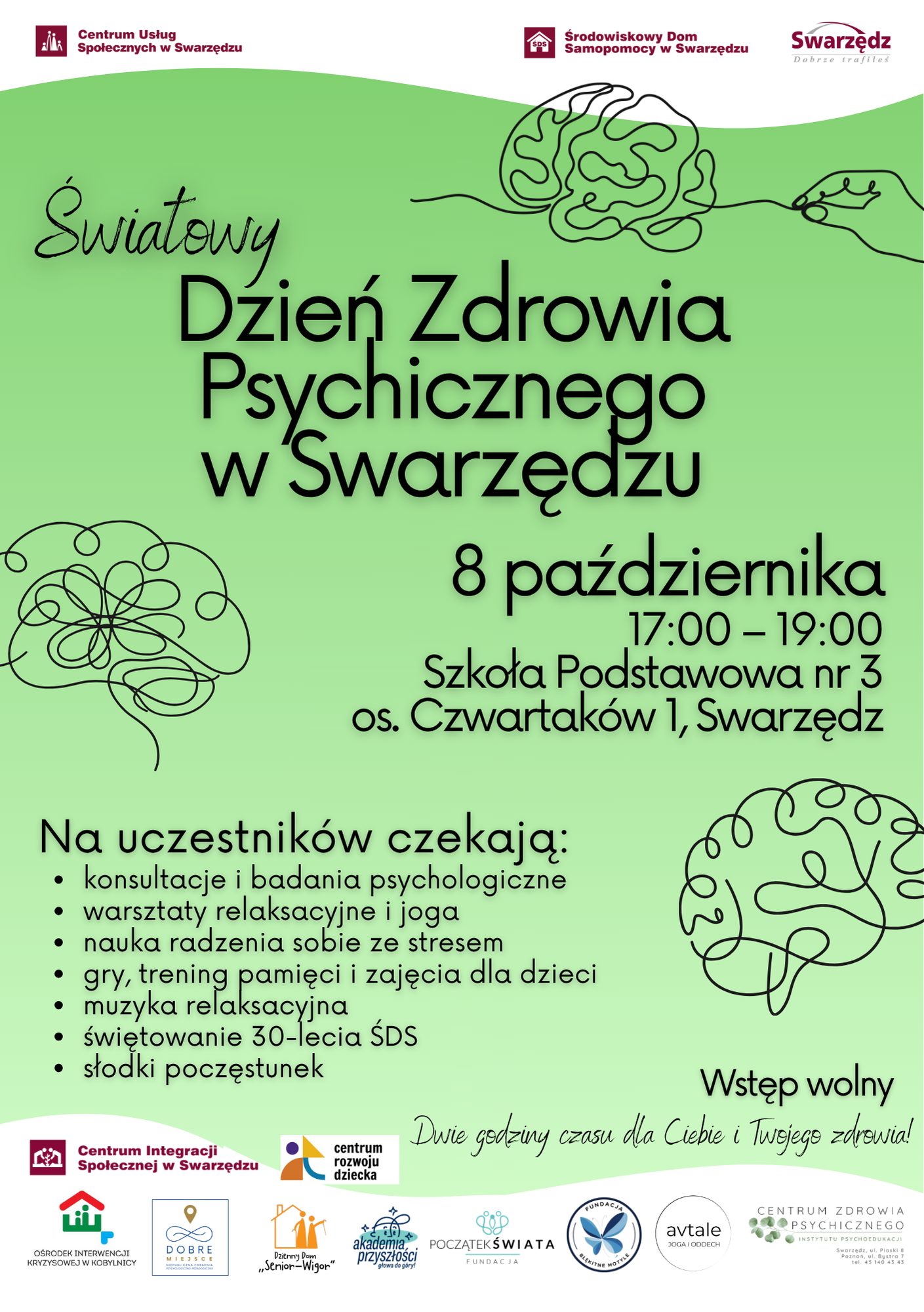 Światowy Dzień Zdrowia Psychicznego w Swarzędzu